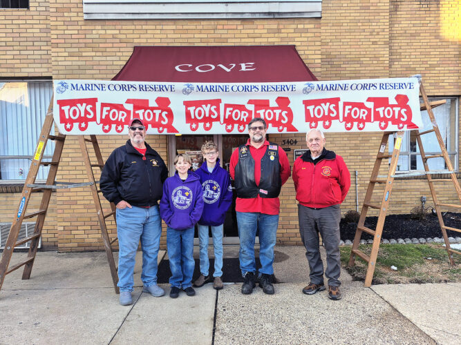 Troop volunteers